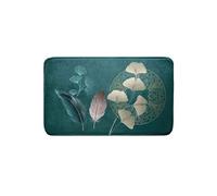 Tapis de Bain Microfibre "Ginkoblue" 45x75cm Vert