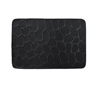 Tapis de bain Microfibre PEBBLE 50x80cm Noir MSV