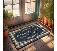 Tapis de bain mignon séchant la pierre There's No Place Like 127.0.0.1 - Petit | Tapis de bain en microfibre à séchage rapide - Porte d'entrée drôle et grand (40 x 60 cm)