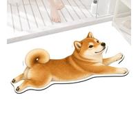 Tapis de bain mignon Tapis en Forme Chien Réaliste Décoration Maison | Carpette d'Entrée Intérieure Décorative Convient pour votre entrée, couloir, la cuisine, le salon, la chambre, ainsi que le