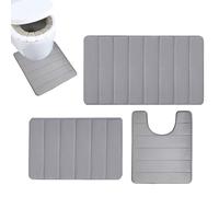 Tapis de bain - Non Slip Soft Contour Design, Absorbent Microfiber, Quick Dry Construction, Plush Comfortable Texture | Bathroom Floor Carpet for Home Gym Salon Spa Hotel Shower Entrance Use