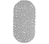 Tapis De Bain Pour Baignoire Aspect Pierre, Tapis De Bain Antidérapant, Avec Ventouses, Lavable, Lxp: 36 X 68 Cm, Gris - Relaxdays