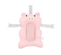 Tapis de Bain pour bébé, Coussin de Soutien pour le Bain de bébé Oreiller de Bain Doux et Sûr pour la Douche de bébé (Rose)