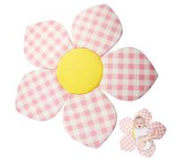 Tapis de bain pour bébé - Mousse moyenne, rose florale, coussin pour lavabo | Inclinable antidérapant confortable pour salles de bains sûres et amusantes