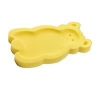 Tapis de bain pour bébé, tapis éponge antidérapant pour nouveau-né avec un design confortable, coussin de baignoire portable pour nouveau-né, facile à nettoyer (Gelb)