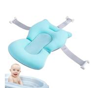 Tapis de bain pour bébé - Triple ceintures de sécurité, composant de support de bassin rembourré, unité de rembourrage de bassin ergonomique, matériel de flottabilité interne en tissu doux | Accessoir