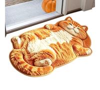Tapis de Bain pour Chat Carpette Douche pour Animal en Faux Cachemire | Tapis de sol doux pour animal Habitants locataires bureau dortoir appartement salon chambre bureau cuisine buande D