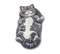 Tapis de bain pour chat Doux et Pelucheux Mignon Antidérapant Lavable | Tapis de chat dormant pour cuisine balcon entrée salon séjour appartement dortoir maison B