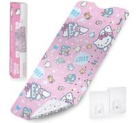 Tapis de bain pour enfant avec motif Hello Kitty I 100 x 40 cm I Tapis antidérapant pour baignoire I Tapis de bain antibactérien avec ventouses I Tapis antidérapant de qualité supérieure