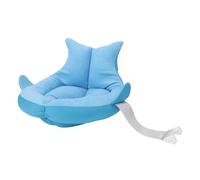 Tapis de Bain pour évier pour bébé, Oreiller Flottant, Respirant, Sangle à Boucle Réglable, Coussin de Baignoire pour nouveau-né (Bleu)