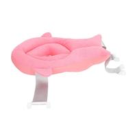 Tapis de Bain pour évier pour bébé, Oreiller Flottant, Respirant, Sangle à Boucle Réglable, Coussin de Baignoire pour nouveau-né (Rose)