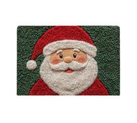 Tapis de bain pour Noël Moquette d'intérieur absorbant l'eau Père Noël | Carpette antidérapante pour fêtes d'hiver Pour Maison Salon Familial Festif Salle De Bain Chambre Cuisine Entrée Hôtel Dort