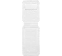 Tapis de Bain pour Tout le Corps Avec Coussin 3D Air Mesh, Matelas Matelassé Spa Avec Ventouses Antidérapantes, Accessoire Soutenant la Nuque, le Dos et les Jambes - Gris