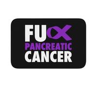Tapis De Bain Putain De Cancer du Pancréas Paillasson Intérieur Absorbant Tapis De Douche Antidérapant Paillassons De Porte pour Cuisine Extérieur Couloir 40X60Cm