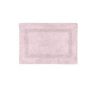 Tapis de bain rose poudré en coton 50 x 80 cm