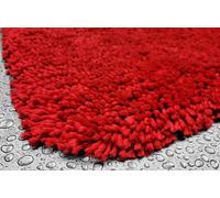 Tapis De Bain Rouge Highland 60x90cm. Super Doux - Très Doux