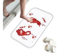 Tapis De Bain Sanglant Antidérapant Empreinte De Pied Antidérapante En