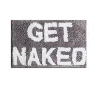 Tapis de bain super absorbant - Séchage rapide, absorbant, tapis de toilette amusant | Antidérapant, lavable en machine, microfibre douce avec texte amusant pour dortoirs, appartements, suites et hôte