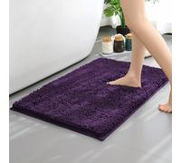Tapis De Bain,Tapis Chenille À Cheveux Longs,Tapis De Sol De Baignoire De Salle De Bain,Entrée De Salon De Pièce,Coussinet De Pied Absorbant De Salle De Bain - Type Purple-Tpr-400mmx600mm #A