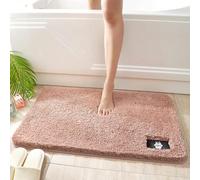 Tapis De Bain, Tapis De Bain Antidérapant pour Salle De Bain, Tapis De Douche pour S, Piscine, Bain à Remous, Spa, Salle De Sport, Sol De Douche, Tapis De Douche Lavab, Pink, 50x80cm(19.6x31.5inch)
