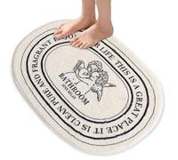 Tapis de Bain, Tapis de Bain, Salle Baby Angel, Salle très Absorbant et à séchage Rapide, antidérapant 20 x 31, 5 Pouces, Doux et Confort