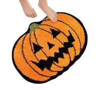 Tapis de bain - tapis de sol pour la salle de bain | Halloween Bath Mat | Tapis hygiénique Halloween | Tapis de douche absorbant non slip | Doux 35x23 pouces tapette super assorben