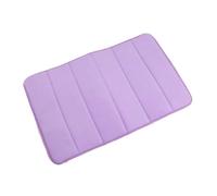 Tapis De Bain Tapis De Sol Super Absorbant Tapis De Bain Super Absorbant Tapis De Sol De Salle De Bain En Velours Corail Super Antidérapant Tapis De Porte De Bain En Mousse À Mémoire De Forme(Purple)