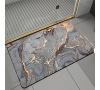 Tapis de Bain, Tapis Salle de Bain, Tapis de Bain Antiderapant, Tapis, Coussinets, Tapis de Douche, Tapis de Douche AntidéRapant, Tapis de Salle de Bain Absorbant, Tapis Diatomite Texture-90x120cm