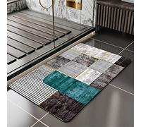 Tapis de Bain, Tapis Salle de Bain, Tapis de Bain Antiderapant, Tapis, Coussinets, Tapis de Douche, Tapis de Douche AntidéRapant, Tapis de Salle de Bain Absorbant, Tapis Diatomite Moderne-60x90cm