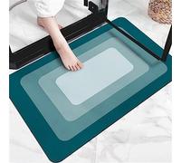 Tapis de Bain, Tapis Salle de Bain, Tapis de Douche Antiderapant, Tapis de Douche, Tapis Salle de Bain Absorbant, Tapis de Salle de Bain, Tapis de Sol Super Absorbant, Tapis Grande Vert, 80x150cm
