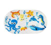 THERMOBABY - Tapis De Bain Antidérapant pour Bébé - Confortable, Ludique Et Facile À Nettoyer - Universel, s'adapte À Toutes Les Baignoires - Dès 8 Mois - Dimensions 71x38 cm