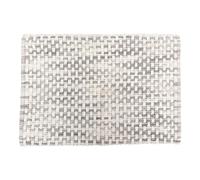 Tapis de Bain Tressé en Coton "Dégradé" 50x75cm Gris