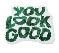 Tapis De Bain Tufted You Look Good Rug Tapis Fait à la Main personnalisé, Tapis touffeté, Tapis de Salon, Tapis for Chambre à Coucher drôle, Tapis de Bain Amusant Mignon(Tufted material-01,60x80cm)