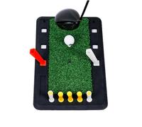 Tapis de balançoire pour la pratique du golf, tapis d'entraînement au golf, tapis de frappe avec dos en caoutchouc, aide à l'entraînement au golf pour l'entraînement au golf en intérieur et extérieur