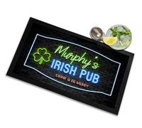 Tapis de bar personnalisable pour pub irlandais, St Paddys Day Pub