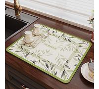 Tapis de Bar pour Plan de Travail, Tapis de déversement Service Bar cafetière Tailles Multiples Styles for Les comptoirs Cuisine(I Style,Width30*length40cm)