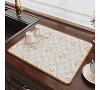 Tapis de Bar pour Plan de Travail, Tapis de déversement Service Bar cafetière Tailles Multiples Styles for Les comptoirs Cuisine(M Style,Width30*length40cm)