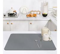 Tapis de Bar pour Plan de Travail, Tapis de Service Bar for Machine à café, Plusieurs Tailles, for comptoirs Cuisine, éviers, réfrigérateur(D Style,Width40*length50cm)
