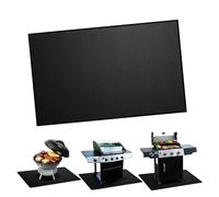 Tapis De Barbecue, Couverture Anti Feu Pour Barbecue Extérieur, Apis Anti Feu Gril Ignifuge Double Face,matériau Antibactérien Résistant À La Chaleur Et Aux Intempéries (76×53cm)
