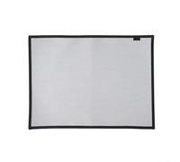 Tapis de barbecue ignifuge de 105 cm avec base résistante à la chaleur, protège les surfaces extérieures de la braise et de la graisse, design léger et portable (60 x 53 cm)