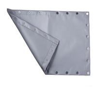 Tapis de barbecue ignifuge, résistant à la chaleur et imperméable en fibre de verre avec boutons-pression, protection pliable et portable pour pelouse, terrasse, camping, cuisine en plein air, 50 x 38