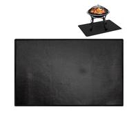 Tapis de barbecue pour barbecue - Tapis de barbecue ignifuge pour protéger sous le tapis de barbecue - Tapis portable pliable et ignifuge pour camping, cheminée, foyer, barbecue à la maison