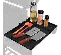 Tapis de barbecue - Support de spatule pour l'extérieur | Grand porte outils en Silicone résistant à la chaleur, rangement d'ustensiles, facile à nettoyer, accessoires de grillades pour hommes, pique