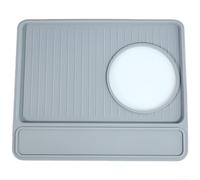 Tapis de base pour machine à café Breville 870 880 stable (gris) | Convient pour Breville 870/880, base antidérapante, empêche le glissement, fonctionnement sûr, surface de bourrage stable