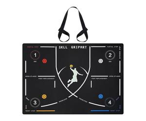Tapis de Basket d'Entraînement Équipement D'Exercice Anti-Dérapant | Plateau D'Entraînement De Dribble Pour Basketball Pour Jeunes Adultes Développement Compétences Pas Intérieur