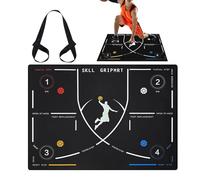 Tapis de Basketball, en Caoutchouc Antidérapante pour Agilité, Tapis d'Exercice de Pas pour l'Entraînement au Basketball, Pour Développer les Compétences de Dribble, et