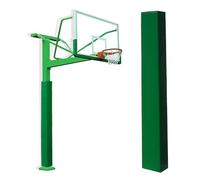 Tapis de bâton de basket-ball, rembourrage de sécurité robuste résistant aux intempéries, protection enveloppante absorbant les chocs pour cerceaux carrés, durable et fiable