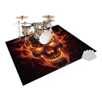 Tapis de Batterie Acoustique Tapis de Tambour, Tapis Professionnel de Jazz, Tapis Batterie électronique, Tapis Batterie pour Grosse Caisse Claire et Autres Instruments de Musique 200 x 170 cm