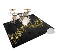 Tapis de Batterie Acoustique Tapis de Tambour, Tapis Professionnel de Jazz, Tapis Batterie électronique, Tapis Batterie pour Grosse Caisse Claire et Autres Instruments de Musique 210 x 180 cm