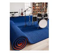 Tapis De Batterie Anti-Bruit, Tapis De Couloir D'entrée De Couloir De Décoration Intérieure(Blue,130x150cm/51.2x59in)